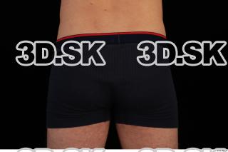 Lower body of Ross in black underwear 0005